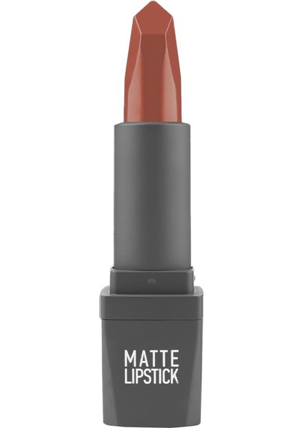 Yoğun Renk Veren Uzun Süre Kalıcı Nemlendirici Kadifemsi Mat Ruj - Matte Lipstick 406 Soft Terracott