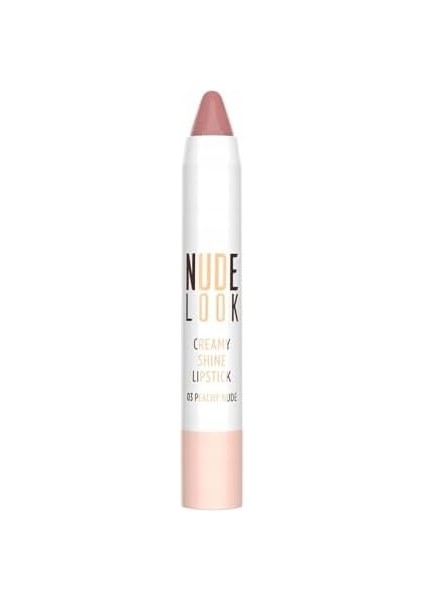 Nude Look Creamy Shine Lips. No:03 Peachy Nude 1 Paket fiyatları