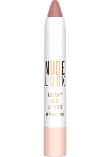 Nude Look Creamy Shine Lips. No:03 Peachy Nude 1 Paket modelleri