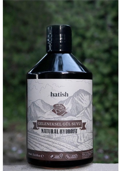 Hatish Geleneksel Ekstra Yağlı Gül Suyu (500ML)