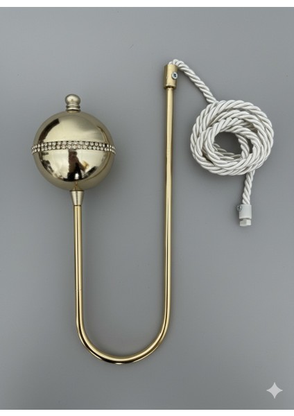 Kornişe Takılan Metal Kolbağı Perde Aksesuarı 1 Adet (Duvar Delmeden Kolay Montaj) fiyatları