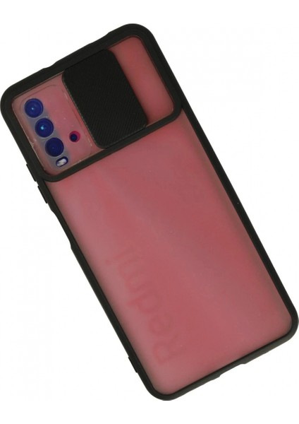 Ieg Xiaomi Redmi 9t Kılıf Palm Buzlu Kamera Sürgülü Silikon - Siyah fiyatları