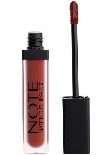 Cosmetıque Mattemoist Lipgloss 408 Femme Fatale Yarı Mat Saten Bitişli Likit Ruj - Kırmızı