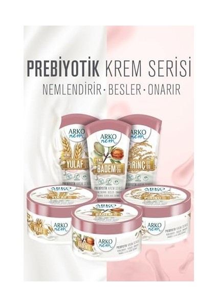 Arko Nem Prebiyotik Krem Serisi Yulaf Sütü 3X60ML fiyatları