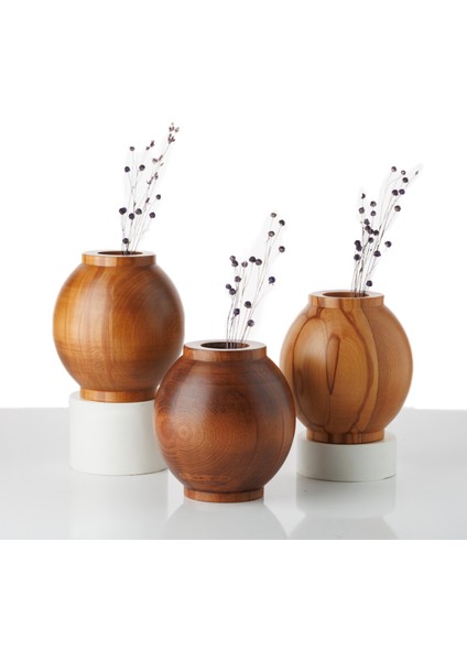 Poppy Ahşap Vazo& Dekoratif Obje modelleri