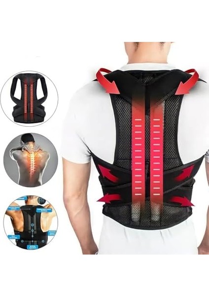 Dik Duruş Korsesi Kadın Erkek Kamburluk Önleyici Korse Sırt Omuz Kambur Dikduruş Durmak Için Korseleri Dikduruşkorse Korseler