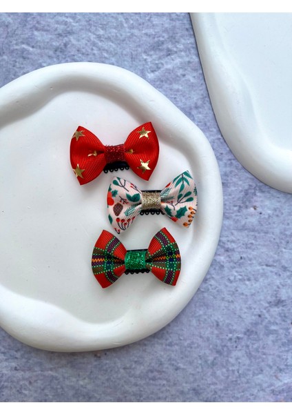 Simli Saçsız Bebek Tokası Parti Tokası