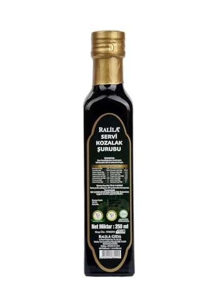 Ralila Servi Kozalak Şurubu 250 ml (Çocuklara Özel Yumuşak Içim)