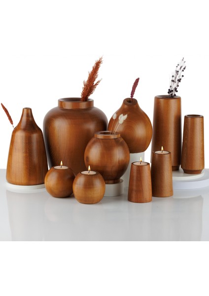 Sophia Ahşap Vazo & Dekoratif Obje fırsatları