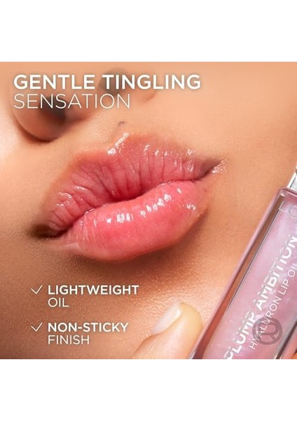 L'oréal Paris Plump Ambition Hyaluron Lip Oil Besleyici ve Nemlendirici Dudak Parlatıcısı - 650 Nude Macaron fiyatları