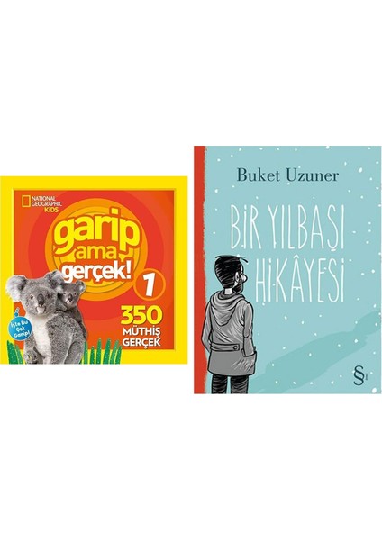 Garip Ama Gerçek: National Geographic Kids - 300 Müthiş Gerçek (Kapak Değişebilir) + Bir Yılbaşı Hikayesi