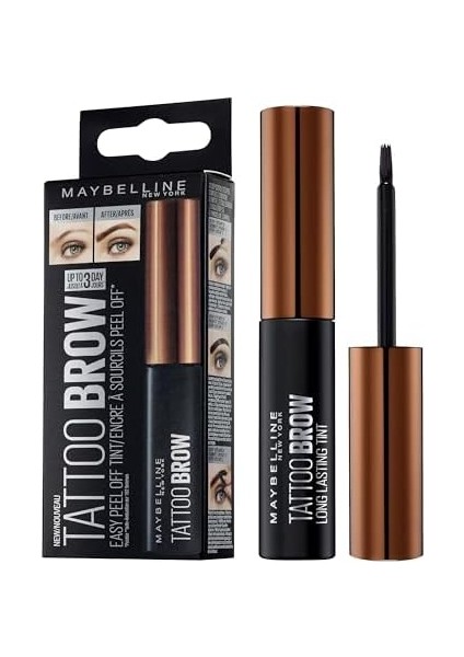 Maybelline New York Tattoo Brow Geçici Kaş Dövmesi, Açık Ton, 4.9 ml fiyatları