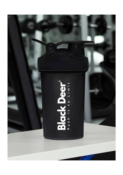 Black Deer Shaker Karıştırıcı Sporcu Protein Shaker 550 ml Siyah