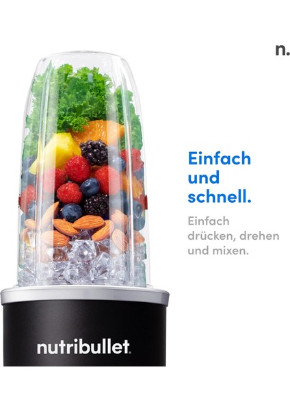 Nutrıbullet Steelmaster | 1200W Yüksek Güçlü Kişisel Blender | 60 Saniyede Kremsi Sonuç