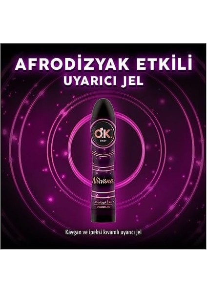 Okey Nirvana Uyarıcı Jel 100 ml
