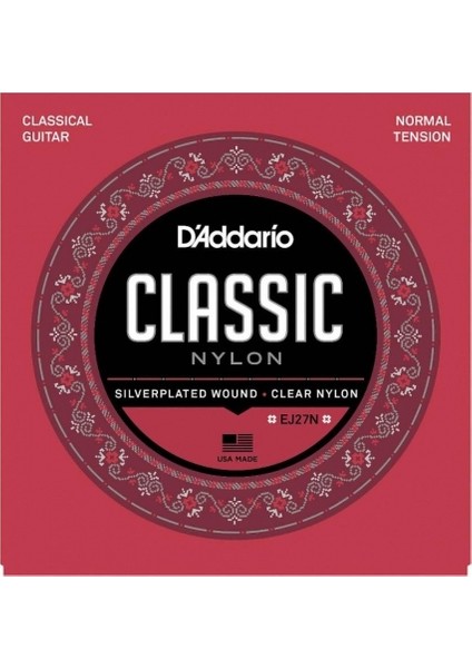 Daddarıo Klasik Gitar Tel Seti Sılverplated Wound