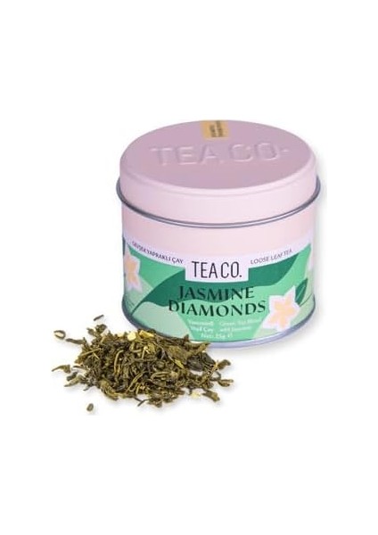 Tea Co. Green Tea Jasmine 25GR Teneke Kutu