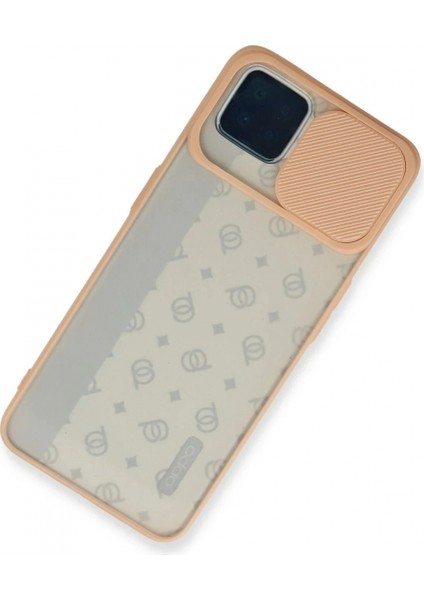 Ieg Oppo Reno 4 Lite Kılıf Palm Buzlu Kamera Sürgülü Silikon - Pembe modelleri