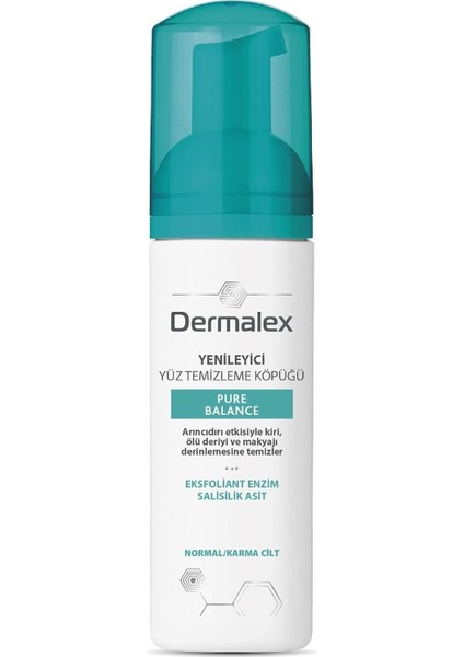 Dermalex Pure Balance Yüz Temizleme Köpüğü fiyatları