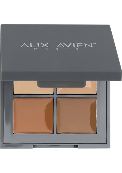 4'lü Krem Kontür Paleti - Cream Contour Palette Vanilia & Beige & Brown & Mocha