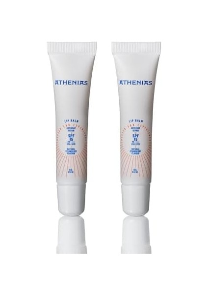Athenıas Lip Balm Anti Chap SPF15 Organik Çilek Aromalı Dudak Bakımı Çatlak Karşıtı 15 gr x 2 Adet fiyatları