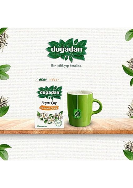 Doğadan Portakal Çiçekli Beyaz Çay (18'li) modelleri