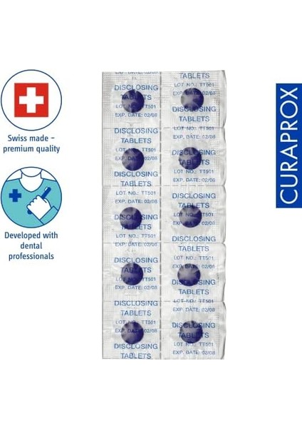 Curaprox Diş Plağı Tespit 12 Li Tablet fiyatları