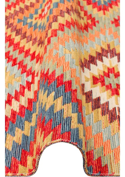 Ürgüp 07 Terra %100 Pamuk ile Üretilen Etnik Desenlere Sahip Yıkanabilir Çift Taraflı Ince Yıkanabilir Kilim fırsatları