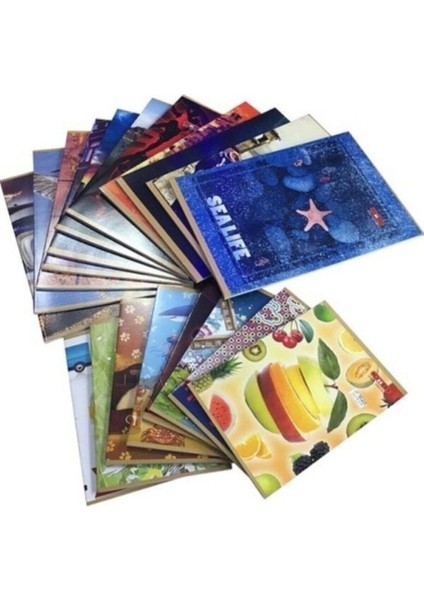 Komeks Formalı Defter (Dikişli) Karton Kapak Çizgili 96 Yp A4 96/1-48 Lı Paket-48-Lı-Koli