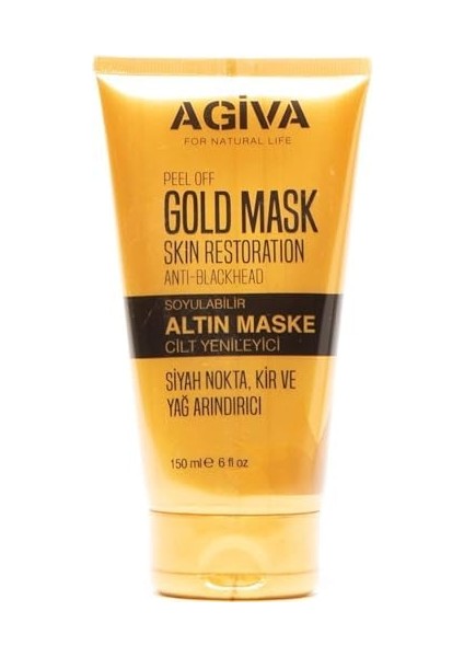 Agıva Soyulabilir Gold Maske 150ML