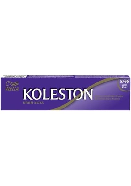 Koleston Kit 5-66 Şarap Kızılı Saç Boyası modelleri