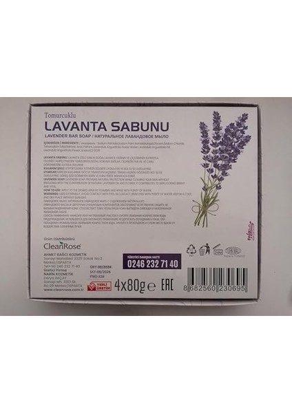 Cleanrose Tomurcuklu Lavanta Sabunu 80X4 320GR fiyatları