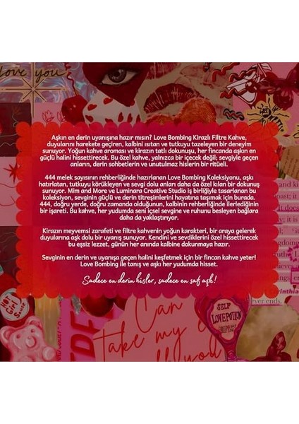 Luminara Studio x Love Bombing Coffee - Kiraz Aromalı Filtre Kahve, 200 gr