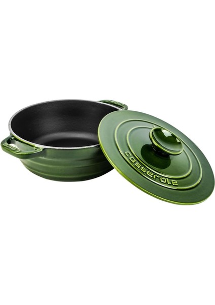 Döküm Yuvarlak Tencere Döküm Demir Kapak Experience Majolik Serisi ÇAP(Ø)28CM