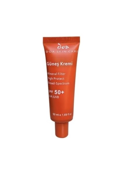 Doa Skin Care Mineral Filter Güneş Kremi SPF50+ (50ML)
