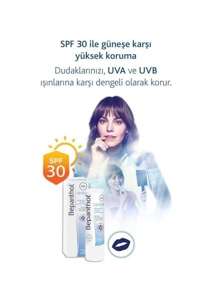 Bepanthol Lipstick Güneş Koruyucu Spf 30 4.5 gr Dudak Bakım Kremi fiyatları