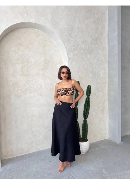 Uzun Astarlı Siyah Etek indirimleri