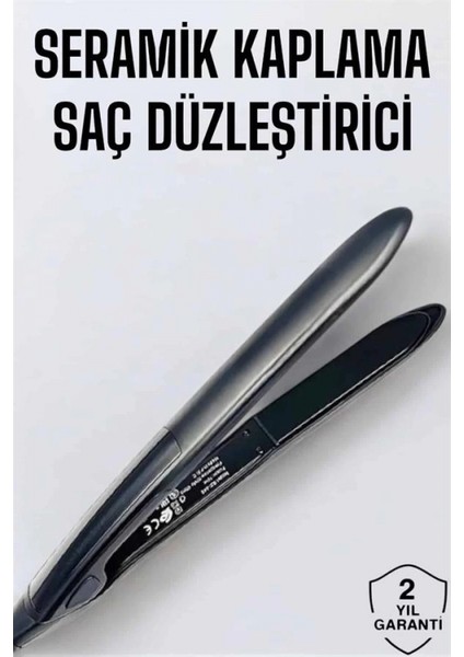 Saç Düzleştirici LED Ekranlı Isı Ayarlı Seramik Kaplama Profesyonel fiyatları