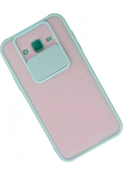 Ieg Samsung Galaxy J7 Kılıf Palm Buzlu Kamera Sürgülü Silikon - Turkuaz modelleri