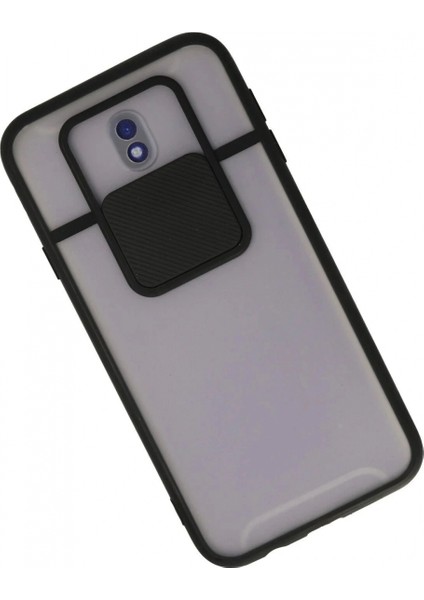 Ieg Samsung Galaxy J7 Pro / J730 Kılıf Palm Buzlu Kamera Sürgülü Silikon - Siyah fiyatları