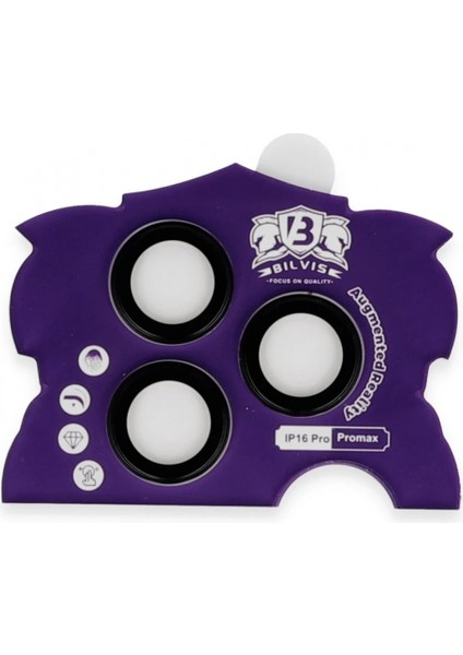 iPhone 16 Pro Max Bilvis Titan Kamera Lens - Siyah fiyatları