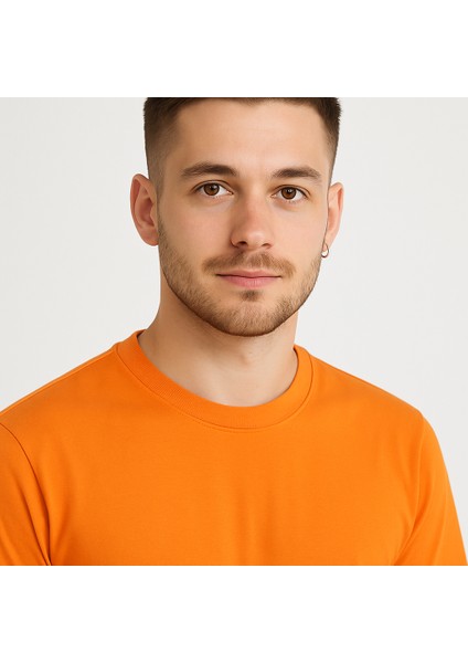 Unisex Bisiklet Yaka Beyaz Regular Fit Basic %100 Pamuk T-Shirt modelleri