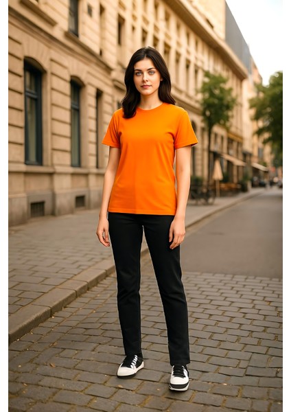 Unisex Bisiklet Yaka Beyaz Regular Fit Basic %100 Pamuk T-Shirt indirimleri