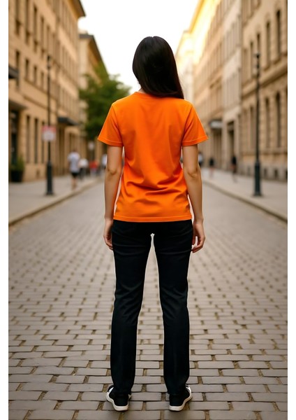 Unisex Bisiklet Yaka Beyaz Regular Fit Basic %100 Pamuk T-Shirt