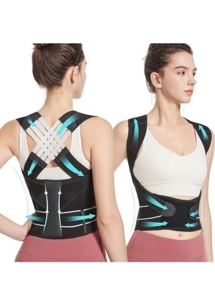 Ankanorm Dik Duruş Korsesi Ortopedik Medikal Dikduruş Kadın Erkek Kamburluk Korseleri Toparlayıcı Önleyici Sporcu Korsesi Korse