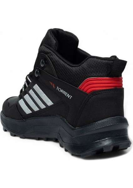 Siyah Kışlık Kaymaz Taban Su Geçirmez Erkek Trekking Bot modelleri