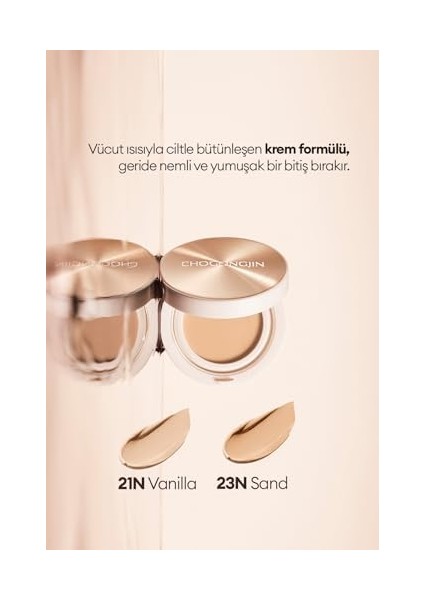 Chogongjın Yaşlanma Karşıtı Bakım ve Yoğun Kapatıcılık Sunan Krem Bb Chogongjın Bb Pact (21N) SPF50+/PA++++ modelleri
