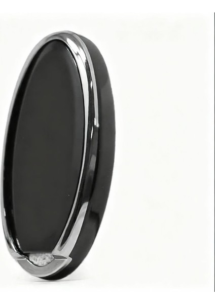 Lüks Nissan Micra, Juke, Qashqai, Note, Navara, Pulsar Smart Nano Anahtar Kılıfı – Siyah & Gümüş modelleri