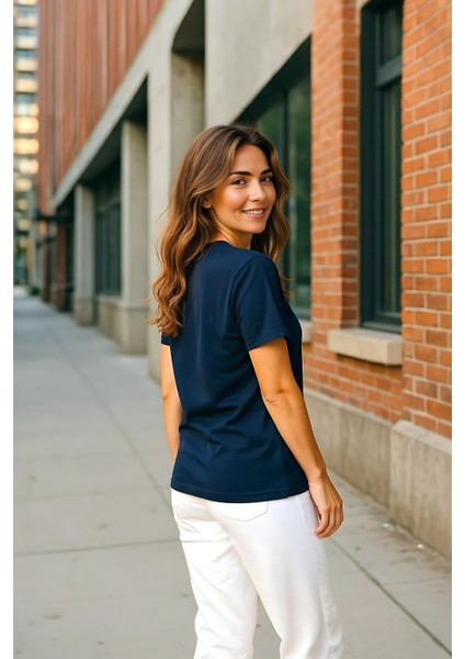 Unisex Bisiklet Yaka Beyaz Regular Fit Basic %100 Pamuk T-Shirt modelleri