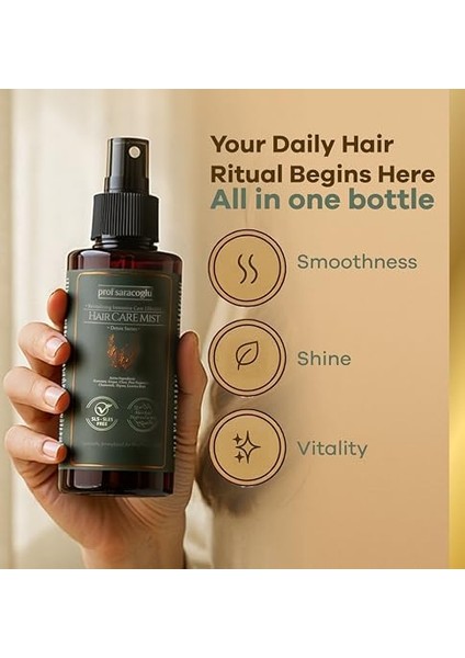 Prof Saracoglu Detoks Serisi Biberiyeli Saç Bakım Suyu